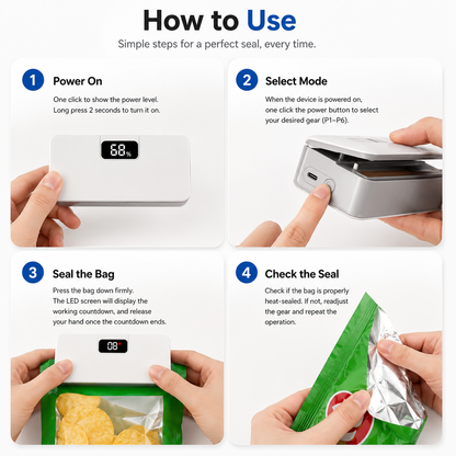 Valo SealPro — Magnetic Bag Sealer